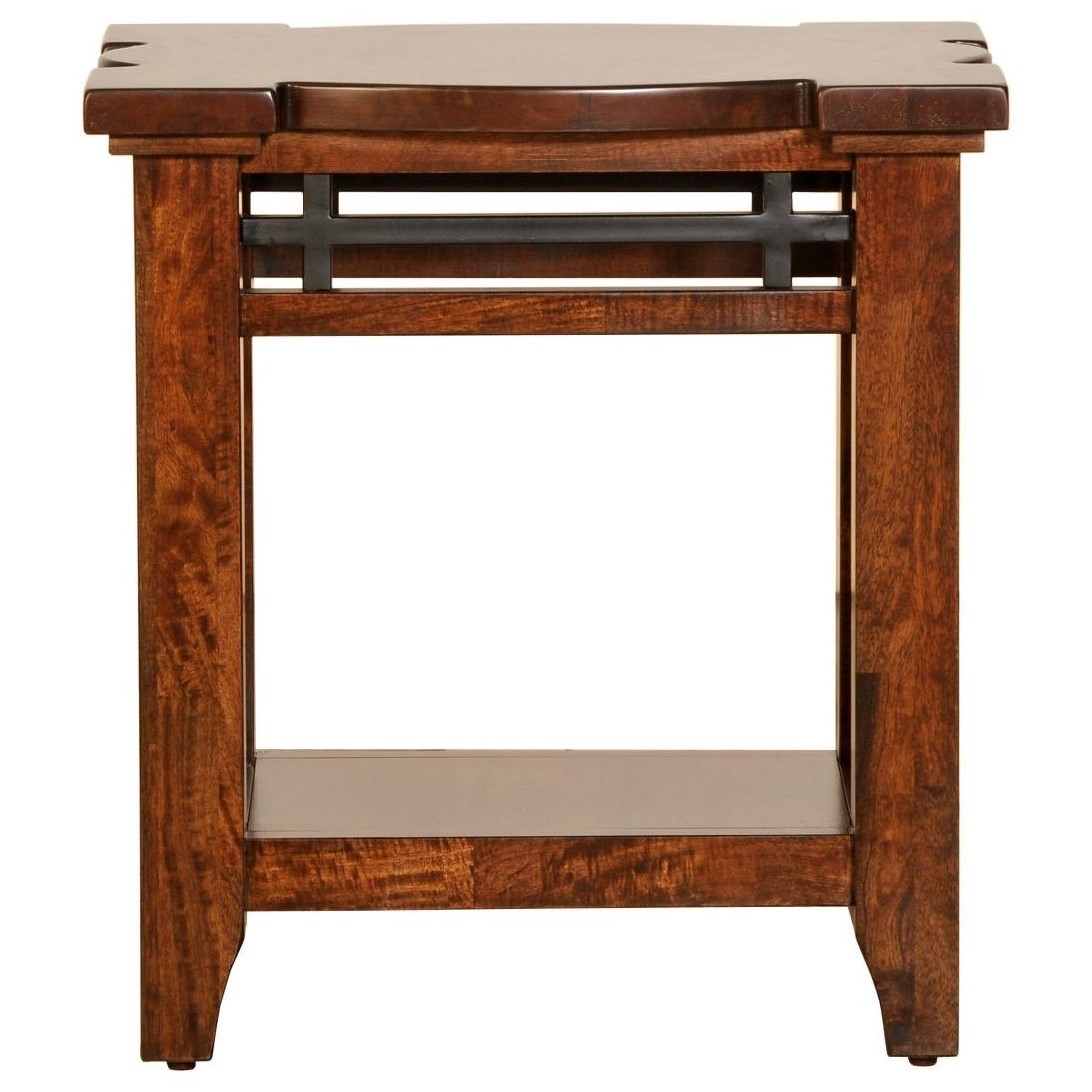 Napa Furniture Designs Whistler Retreat Solid Mango Chairside Table